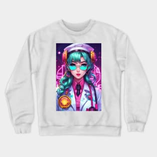 Beautiful neon doctor Crewneck Sweatshirt